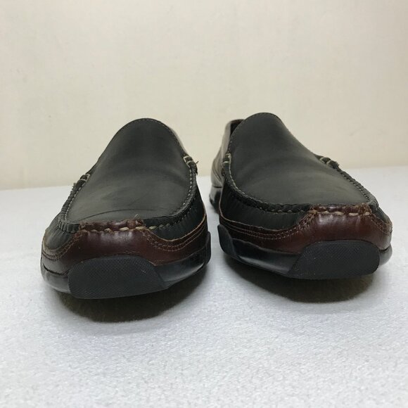 Allen Edmonds Men Size 13 D Boulder Venetian Driving Two Tone Leather Loafer - Picture 3 of 15